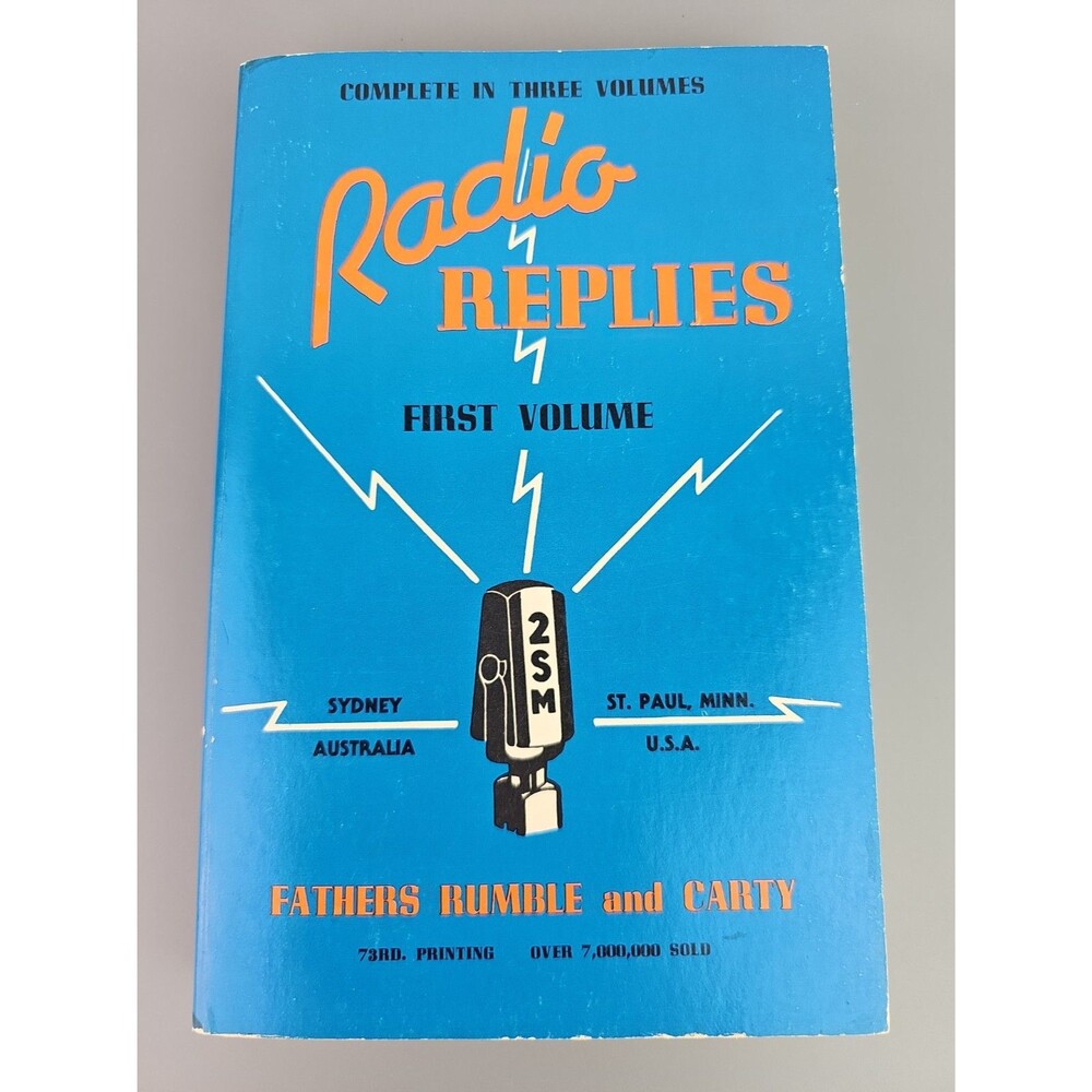 Radio Replies by Charles M. Carty Leslie Rumble First Volume 1979 Paperback Book